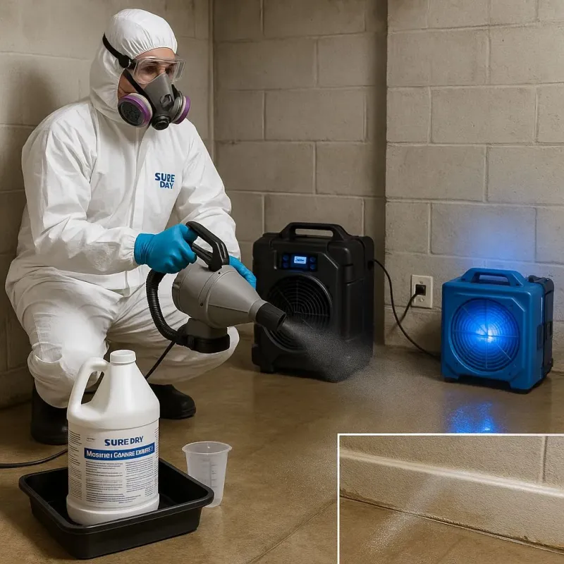 Sanitization and Odor Removal process in Powdersville, SC